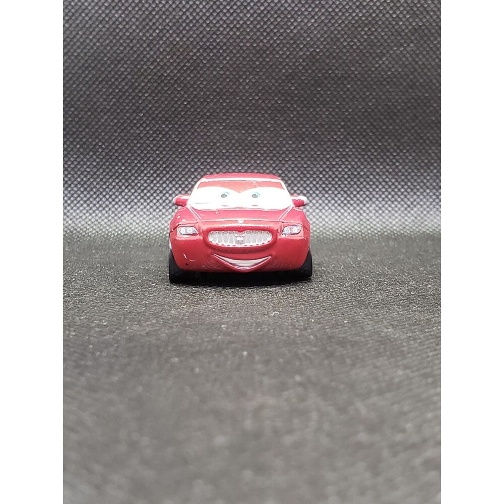 DISNEY PIXAR CARS 2 CARLO MASERATI V2820 RED / MAROON DIECAST 3" CHARACTER CAR